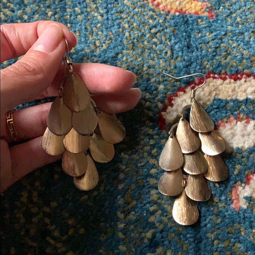 Gold Dangle Earrings